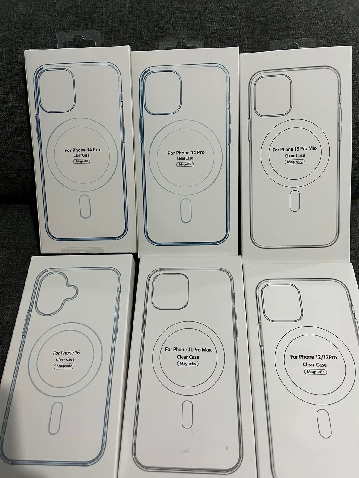 10pzs Fundas MagSafe Variadas IPhone 11 - IPhone 16 pro max Mayoreo