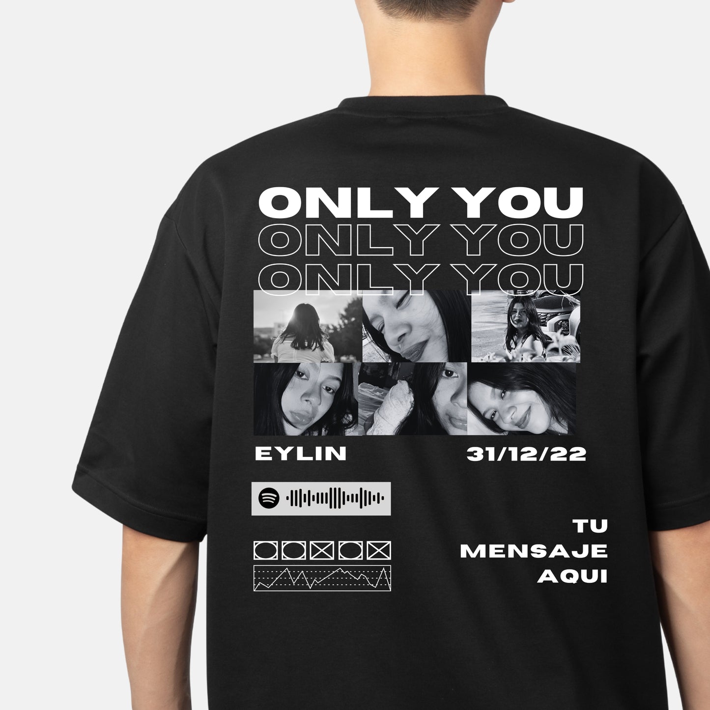 Playera para parejas Girlfriend,Boyfirends,Only You