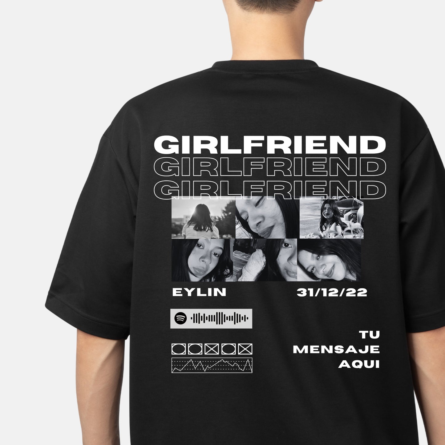 Playera para parejas Girlfriend,Boyfirends,Only You